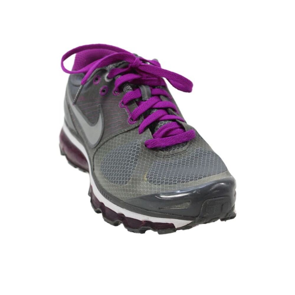 Nike Womens Mesh WMNS Air Max + 2010 Sneakers Dark Plum Gray Size 9.5